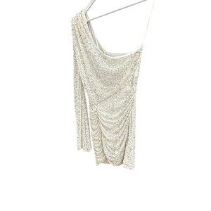 New Retrofete Larsen One-Shoulder Dress White